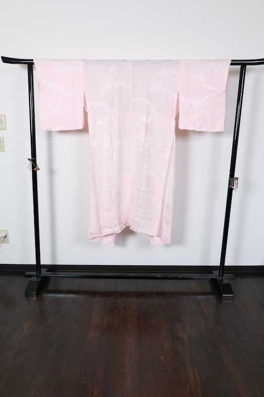Nagajuban (long under-kimono) pink pre-owned /R584