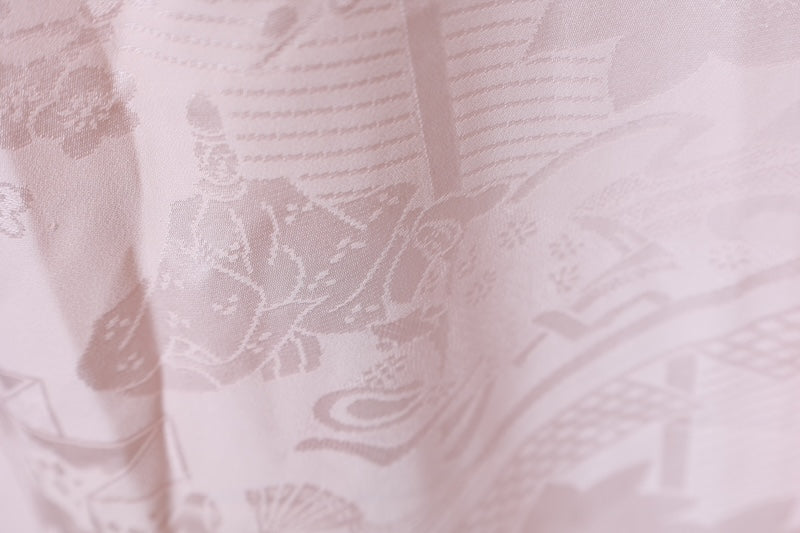 Nagajuban (long under-kimono) pink pre-owned /R584