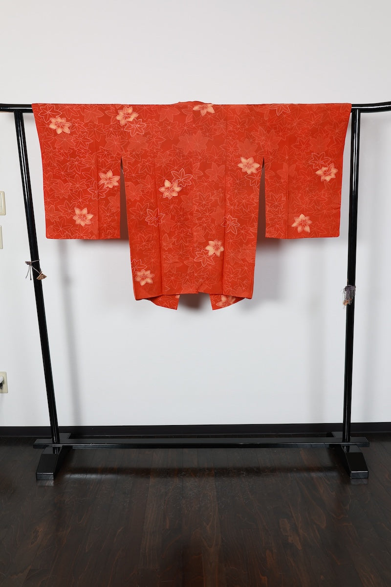 Michiyuki coat orange beige pre-owned /R586