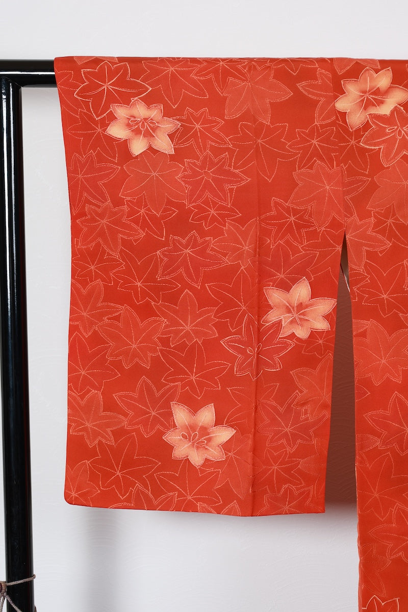 Michiyuki coat orange beige pre-owned /R586