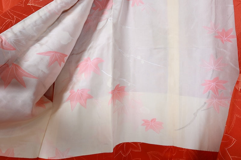 Michiyuki coat orange beige pre-owned /R586