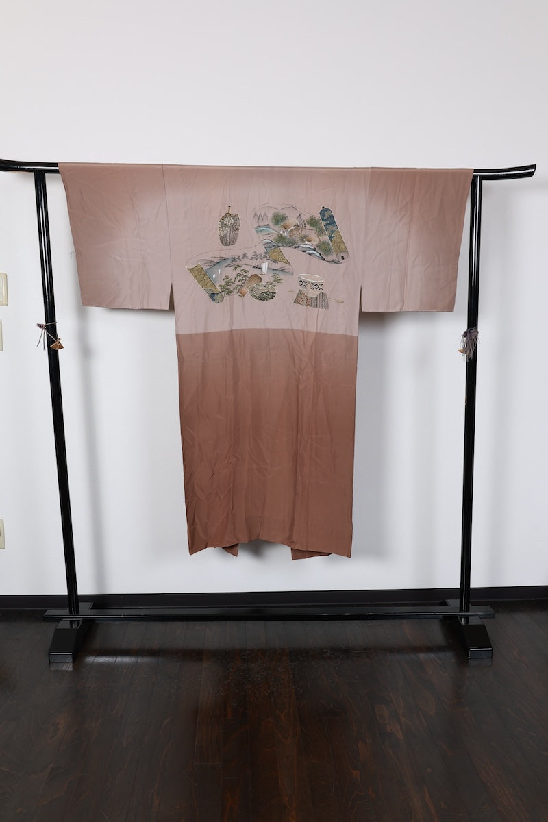 Men's kimono haori(jacket) Nagazyuban(underwere) 3-piece set New, unused item /R590