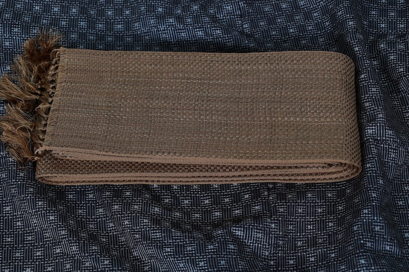Mens's Kaku-obi (sash belt) brown pre-owned /R5900
