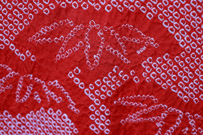 Haori jacket red white pre-owned /R595