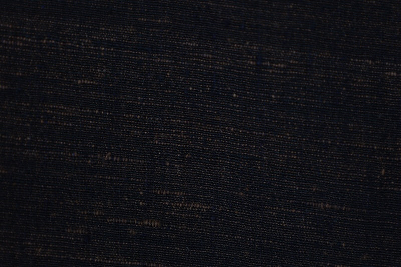 Men's kimono tsumugi brown black Hand-woven pre-owned /R597