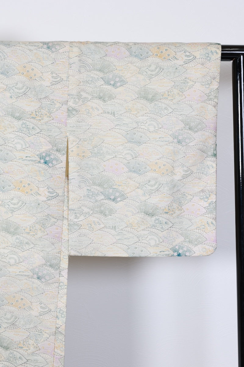 Haori jacket beige green pre-owned /R599