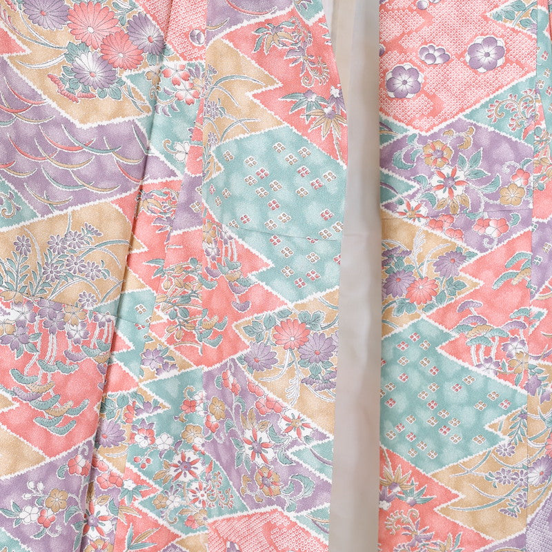 kimono  (Komon) M-size 100% silk  / C16