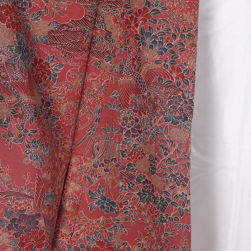 kimono  (Komon) M-size 100% silk  / C22