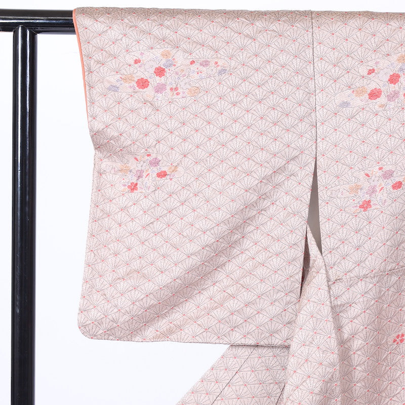 kimono  (Komon) M-size 100% silk  / C23