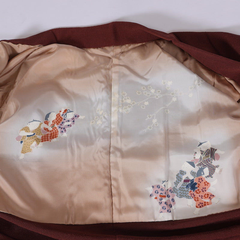 kimono jacket (Haori) S-size 100% silk  / C24