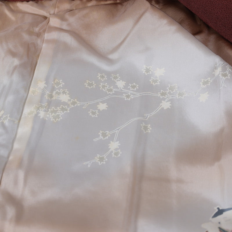 kimono jacket (Haori) S-size 100% silk  / C24