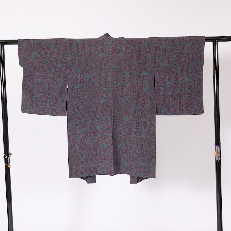 kimono jacket (Haori) M-size 100% silk  / C25