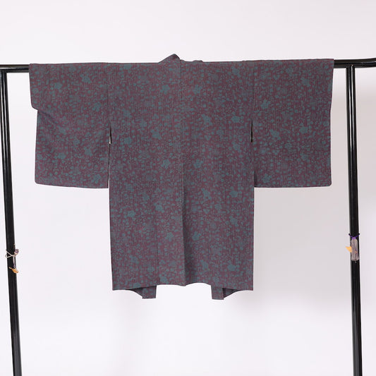 kimono jacket (Haori) M-size 100% silk  / C25