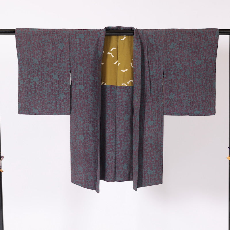 kimono jacket (Haori) M-size 100% silk  / C25