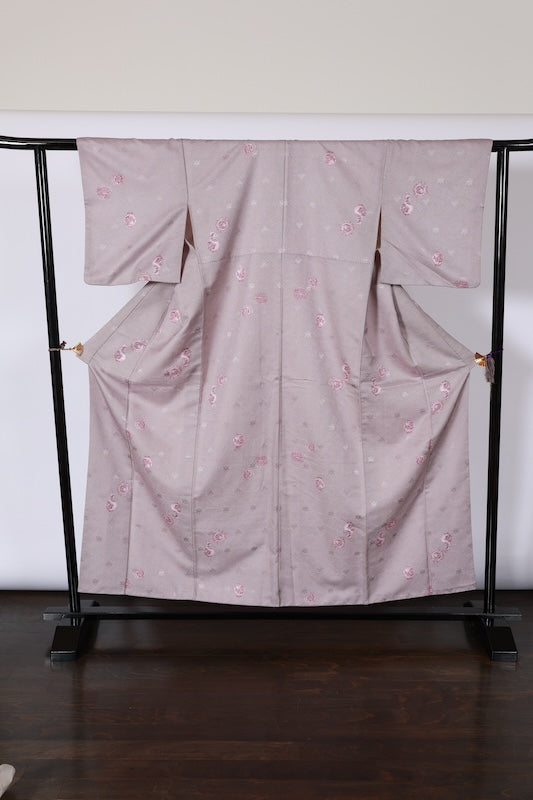 Japanese kimono used(komom)tetoron SizeM/A450