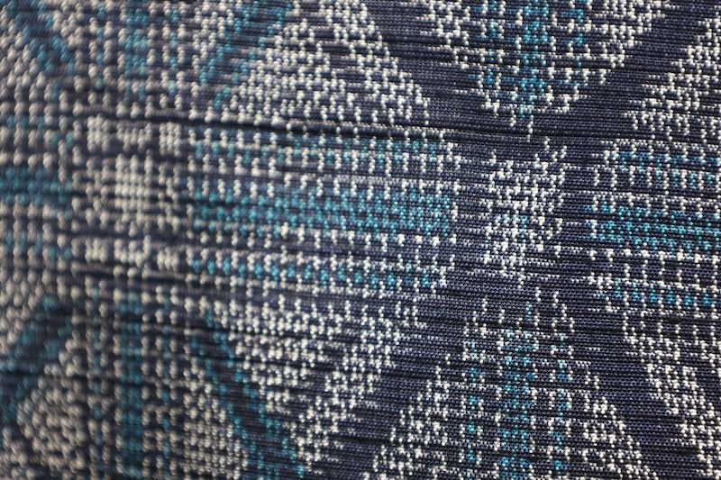 Tsumugi kimono indigo /R571