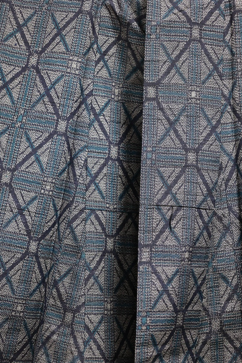 Tsumugi kimono indigo /R571
