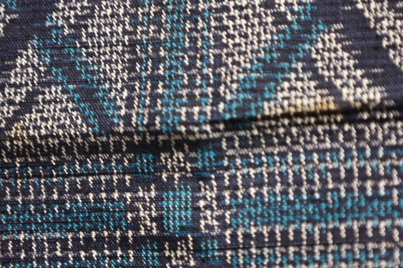 Tsumugi kimono indigo /R571