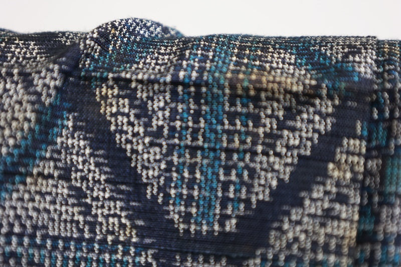 Tsumugi kimono indigo /R571