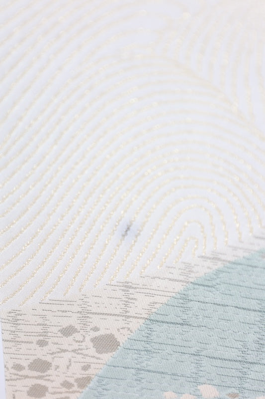 Japanese used sash belt (Fukuro-obi) 100% silk  /B1171