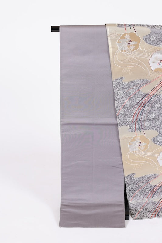 Japanese used sash belt (Fukuro-obi) 100% silk  /B1170