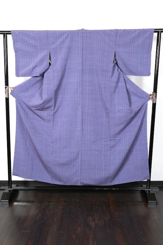 Japanese kimono used <Tsumugi> Msize  silk 100% /T115