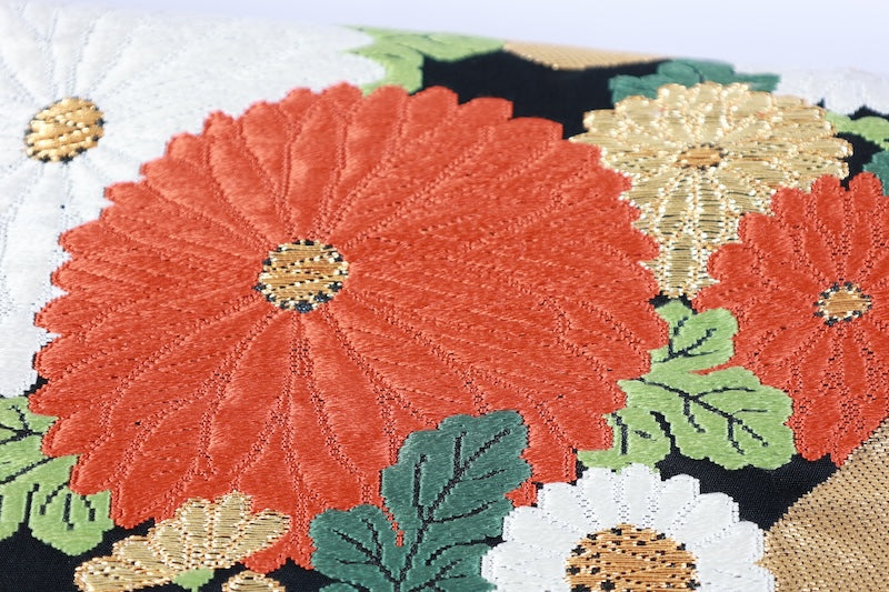 Japanese used sash belt (Fukuro-obi) 100% silk  /B1169