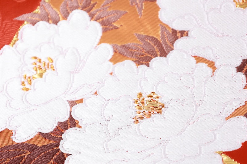 Japanese used sash belt (Fukuro-obi) 100% silk  /B1168