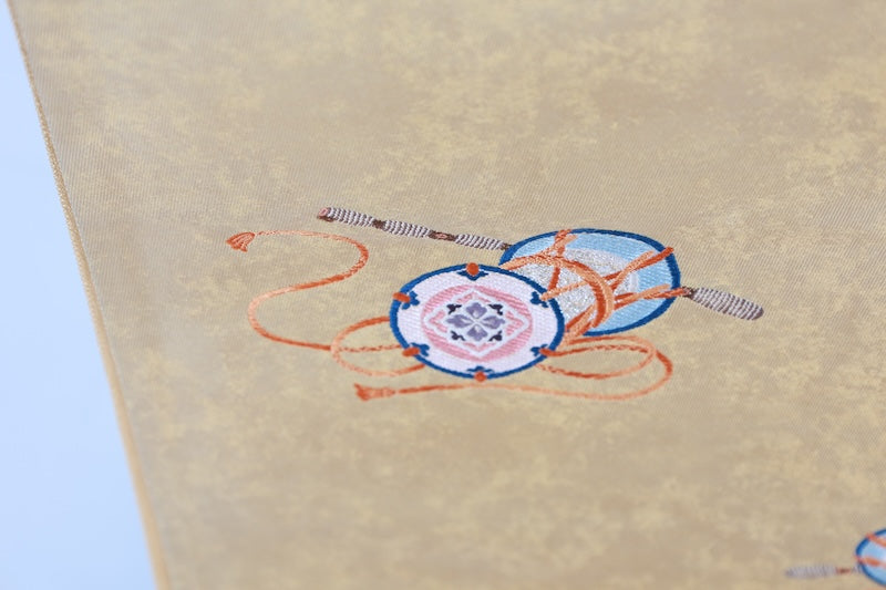 Japanese used sash belt (Fukuro-obi) 100% silk  /B1167