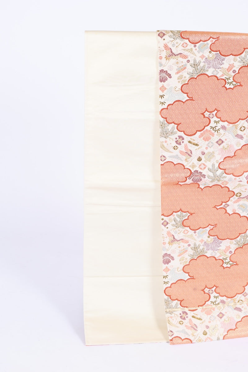 Japanese used sash belt (Fukuro-obi) 100% silk  /B1167