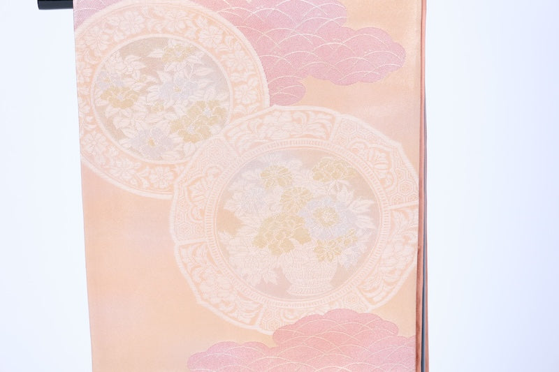 Japanese used sash belt (Fukuro-obi) 100% silk  /B1166