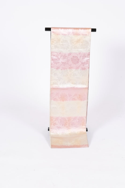 Japanese used sash belt (Fukuro-obi) 100% silk  /B1172