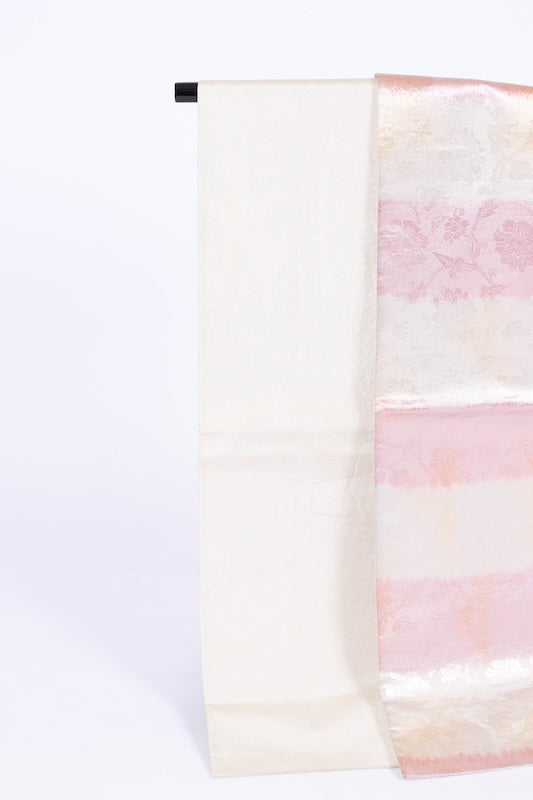 Japanese used sash belt (Fukuro-obi) 100% silk  /B1172