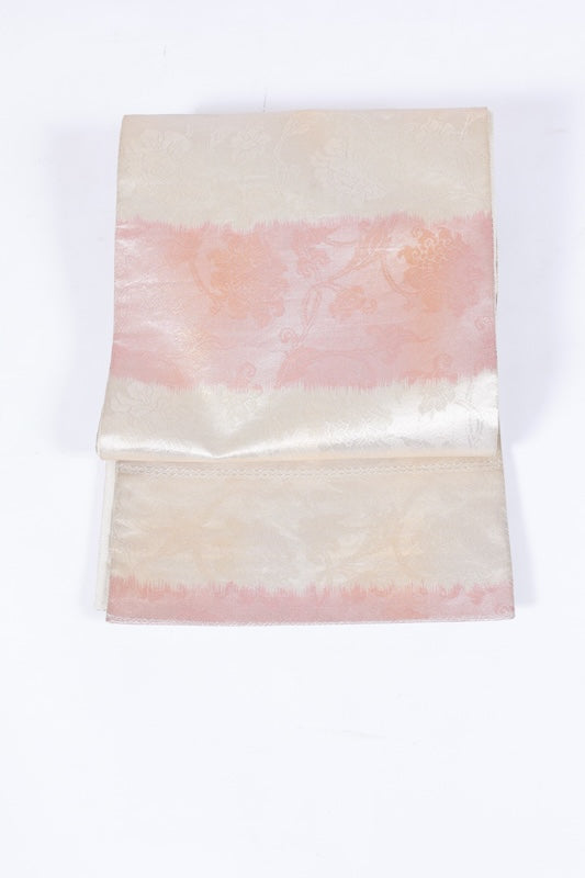 Japanese used sash belt (Fukuro-obi) 100% silk  /B1172