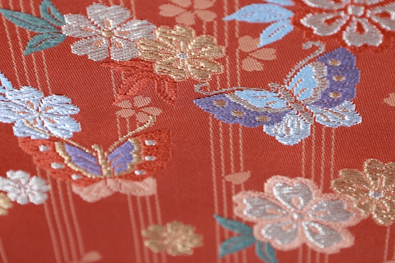 Japanese used sash belt (Fukuro-obi) 100% silk  /B1164