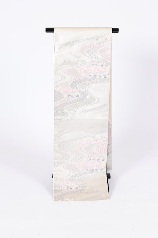 Japanese used sash belt (fukuro-obi) 100% silk  /B1162