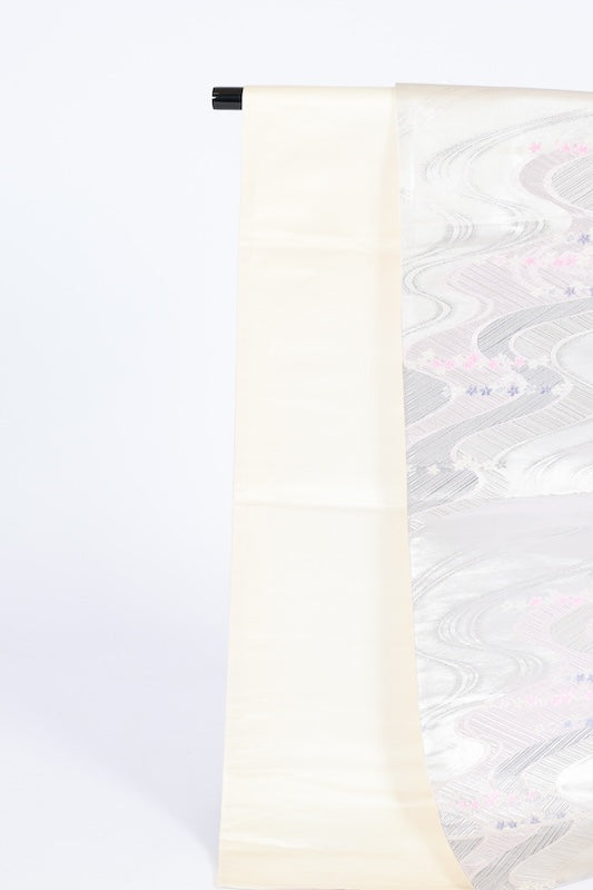 Japanese used sash belt (fukuro-obi) 100% silk  /B1162