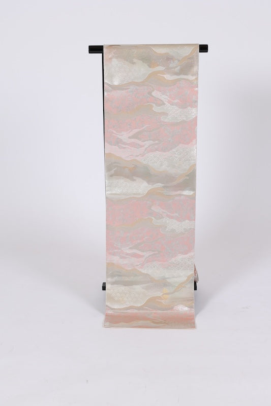 Japanese used sash belt (Fukuro-obi) 100% silk  /B1161