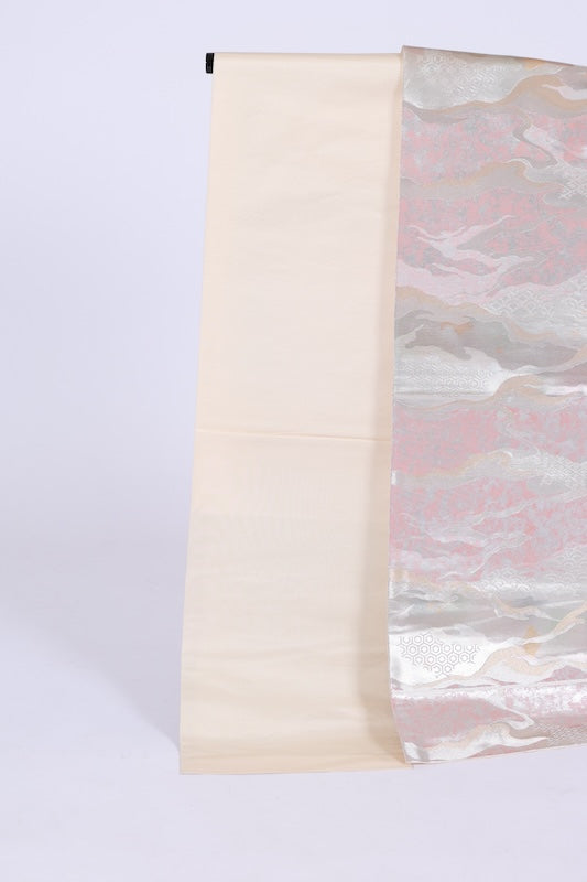 Japanese used sash belt (Fukuro-obi) 100% silk  /B1161