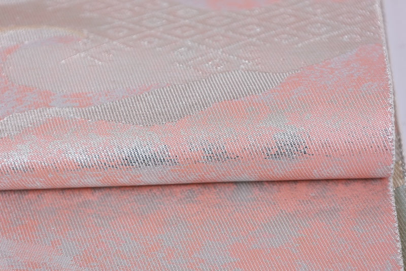 Japanese used sash belt (Fukuro-obi) 100% silk  /B1161