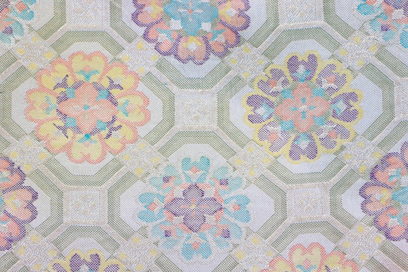 Japanese used sash belt (hukuro-obi) 100% silk  /B1160