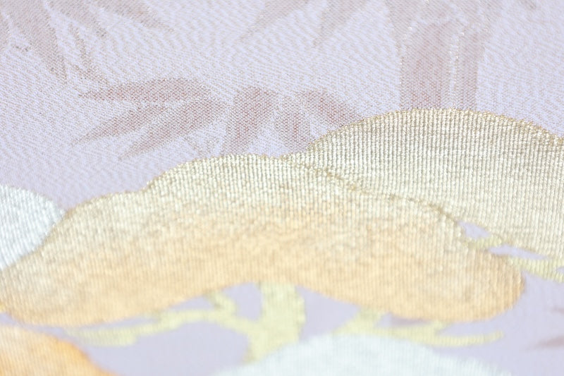 Japanese used sash belt (Fukuro-obi) 100% silk  /B1159