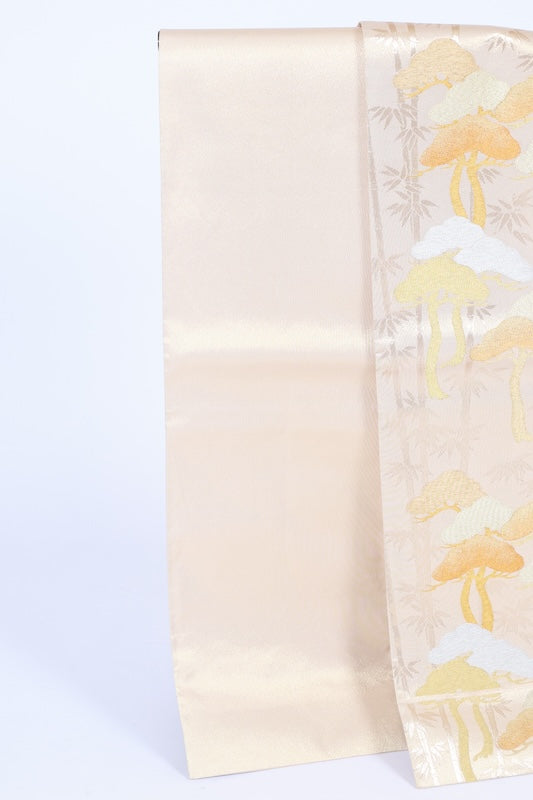 Japanese used sash belt (Fukuro-obi) 100% silk  /B1159