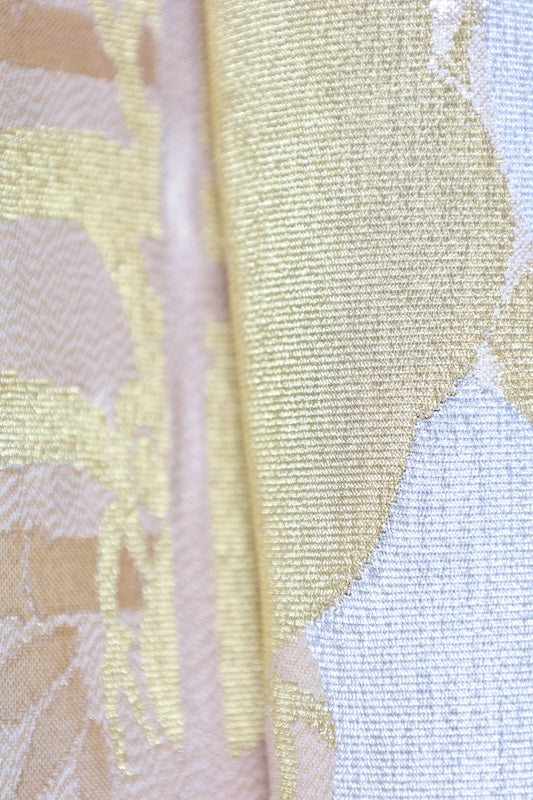 Japanese used sash belt (Fukuro-obi) 100% silk  /B1159