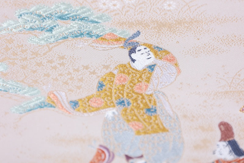 Japanese used sash belt (hukuro-obi) 100% silk  /B1158