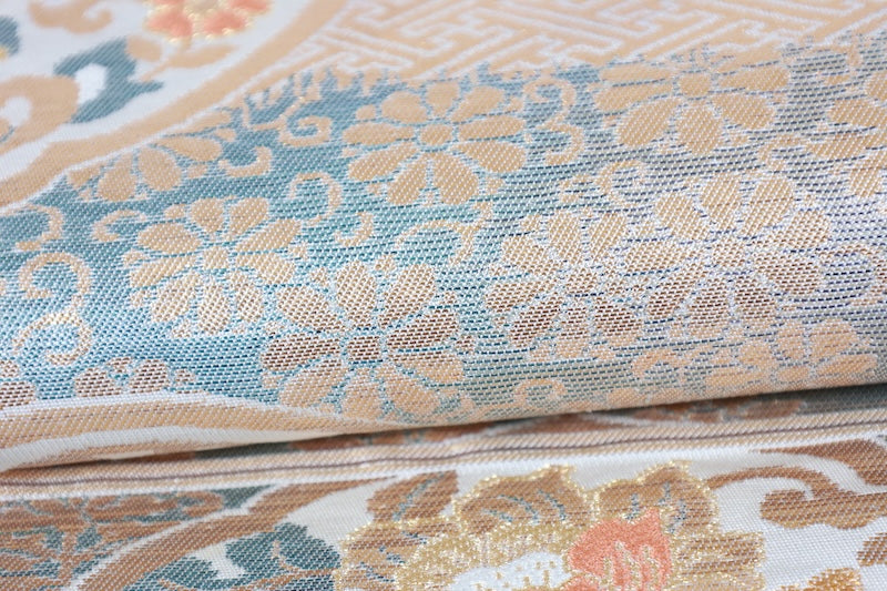 Japanese used sash belt (hukuro-obi) 100% silk  /B1157