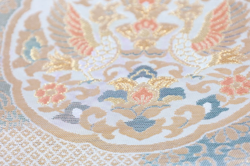 Japanese used sash belt (hukuro-obi) 100% silk  /B1157