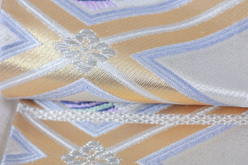 Japanese used sash belt (hukuro-obi) 100% silk  /B1156