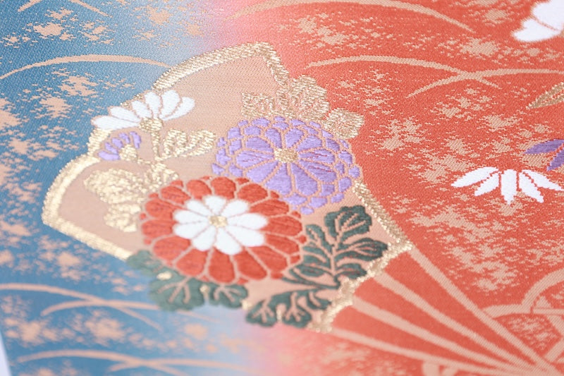 Japanese used sash belt (hukuro-obi) 100% silk  /B1154