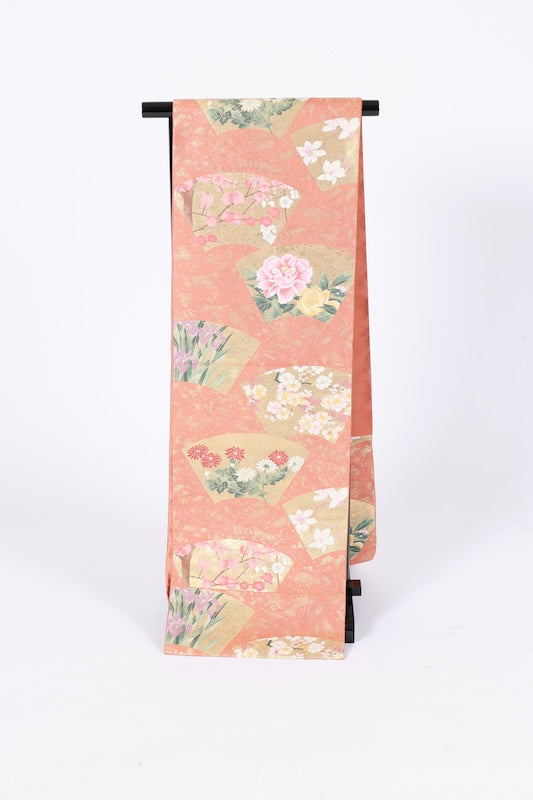 Japanese used sash belt (hukuro-obi) 100% silk  /B1153